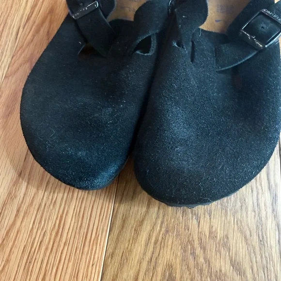 Birkenstock Boston clogs black suede 38 - Picture 2 of 4